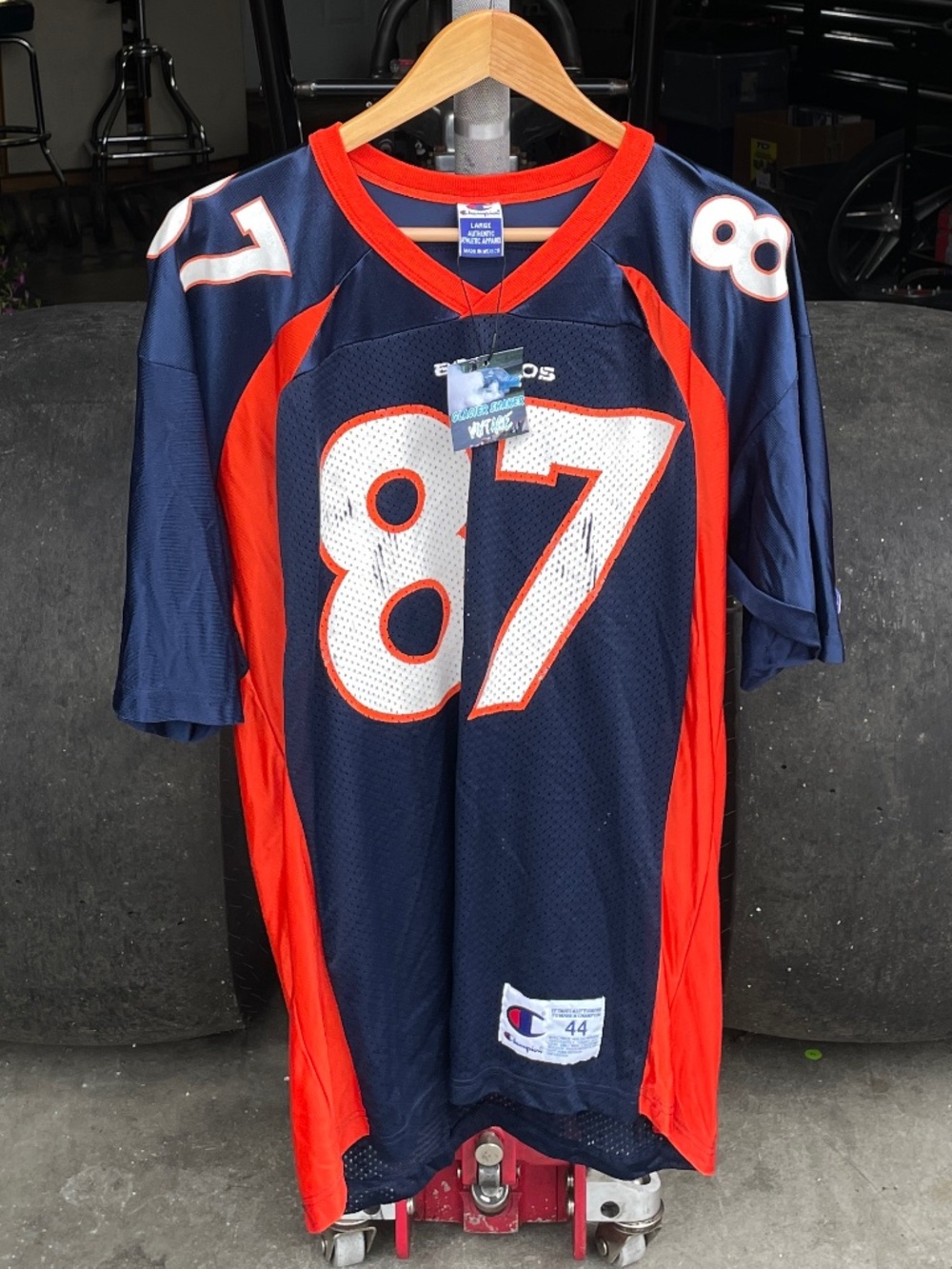 Vintage Denver Broncos #87 Ed McCaffrey Jersey